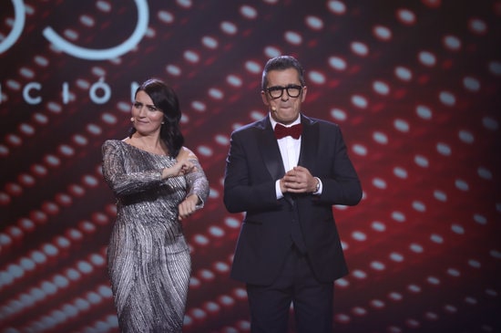 Andreu Buenafuente and Sílvia Abril presenting the 2019 Goya Awards (Source: Europa Press)